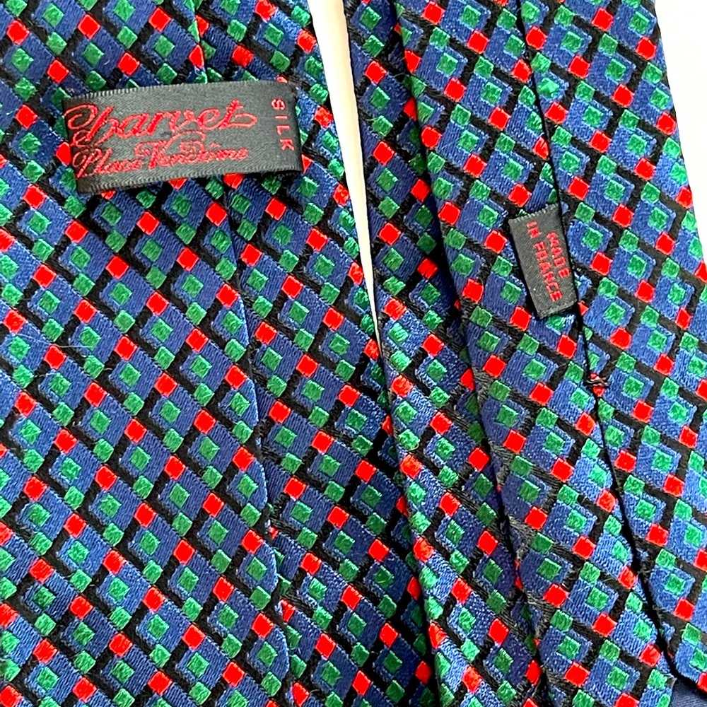 CHARVET TIE 100% SILK MADE IN FRANCE